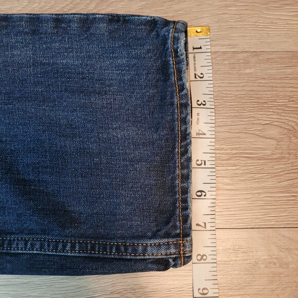 Hollister Jeans 30x32 Button Fly Straight Ripped Medium Light Wash Cotton Denim - Picture 11 of 11